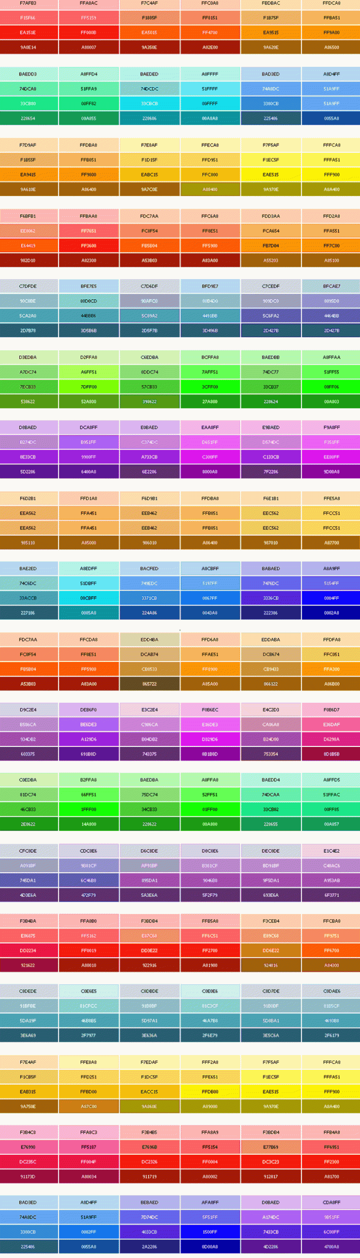 Pantone Perfect Colors for Your Garments!