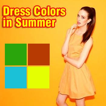 Effect of Dress Colors in Summer