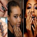 Leather Lace Nail Trend 2012