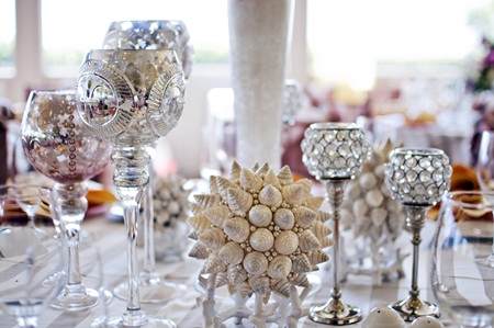 Mercury Glass Candle Holders Wedding Decor