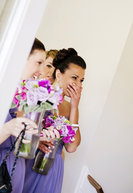 Purple Bridal Party Attire Ideas