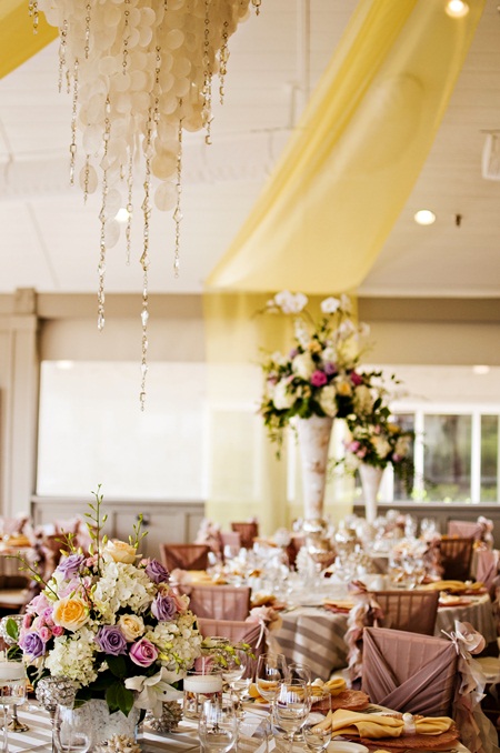 Yellow and Purple Wedding Color Palette