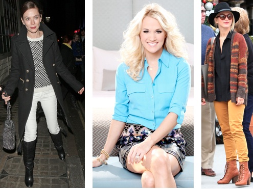 Celebrity Street Style of the Week: Anna Friel, Carrie Underwood, Julianne Hough